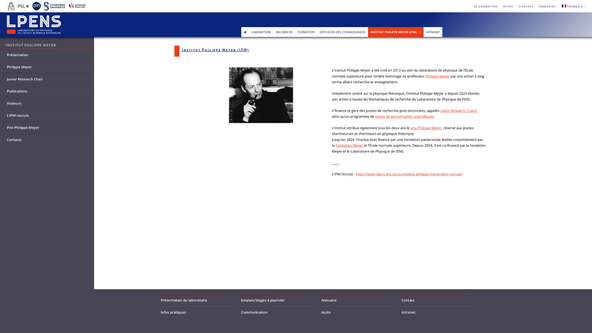 Images Page Chaire Site web